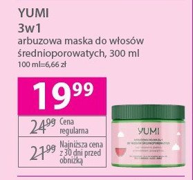 Maska arbuzowa 3w1 Yumi cosmetics promocja