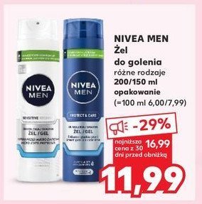 Żel do golenia Nivea men protect & care promocja