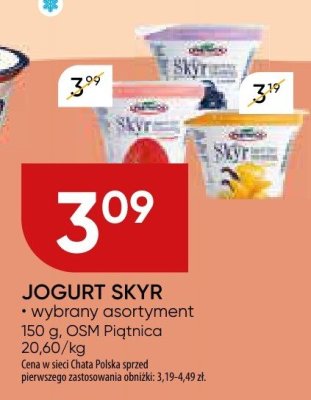 Jogurt skyr truskawka Lindahls protein promocja w Chata Polska