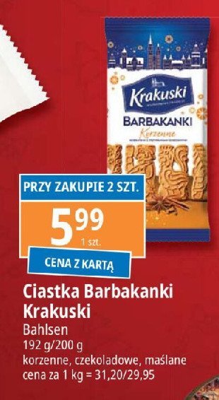 Herbatniki korzenne Krakuski barbakanki Krakuski bahlsen promocja