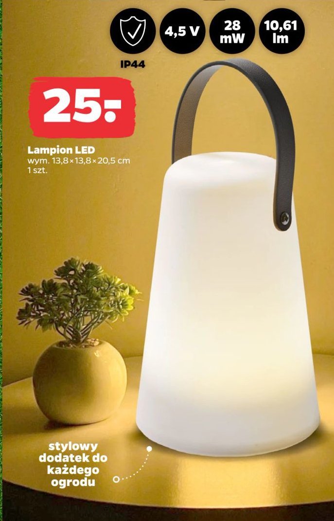 Lampion led promocja w Netto
