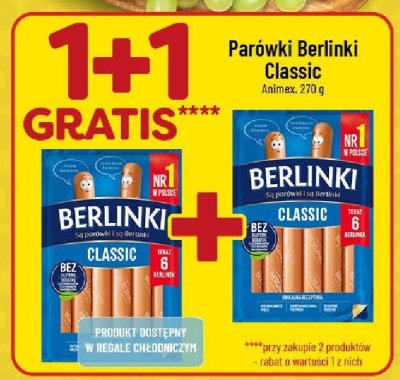 Parówki Berlinki Classic  promocja w POLOmarket