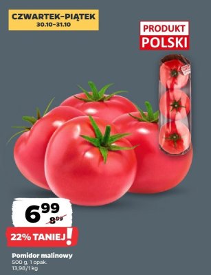 Pomidor malinowy karbowany promocja w Netto