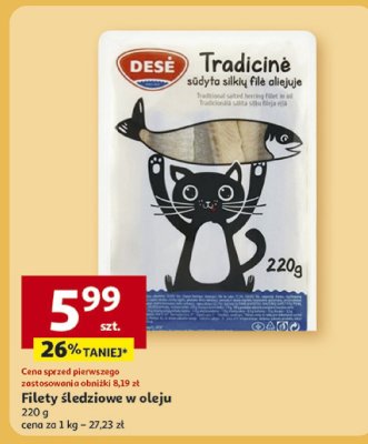Filety 艣ledziowe promocja w Auchan