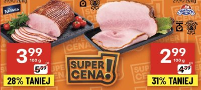 Szynka starpolska Mazury promocja w Delikatesy Centrum