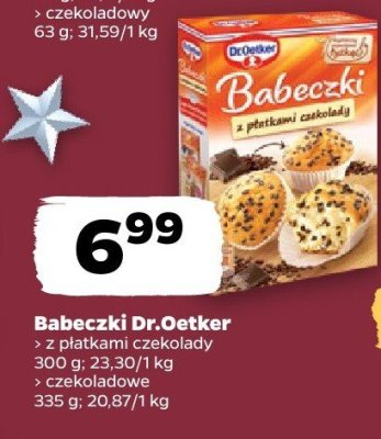 Babeczki z płatkami czekolady promocja w Netto