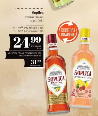 Soplica wybrane rodzaje CEDC 0.5l promocja w POLOmarket
