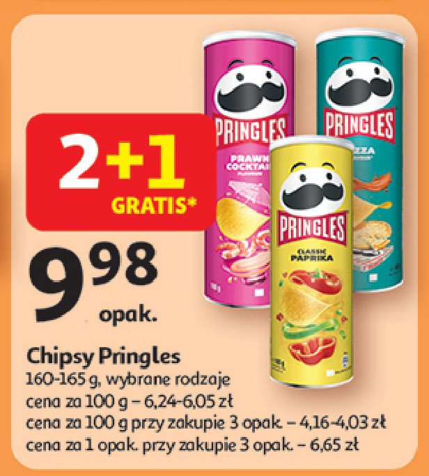 Chipsy pizza Pringles promocja