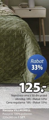 Narzuta VILMORELL 220x240 cm promocja w Jysk