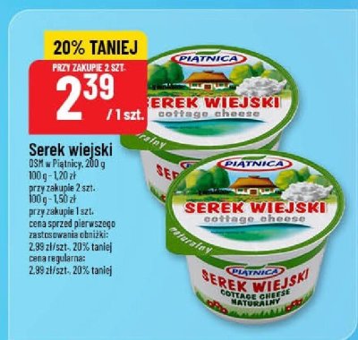 Serek wiejski promocja w POLOmarket