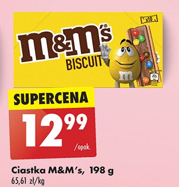 Ciastka M&M'S BISCUIT promocja w Biedronka