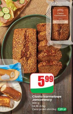 Ciastko karmelowe Janczewsey promocja w Dino