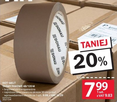 Taśma pakowa HOT-MELT 48/120 M Selgros promocja w Selgros