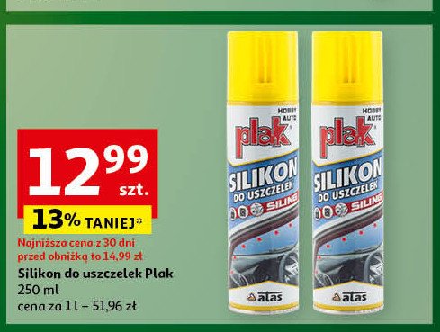 Silikon do uszczelek Plak promocja w Auchan