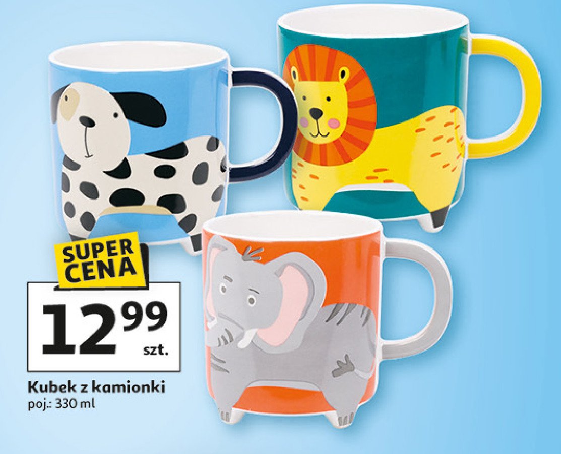Kubek z kamionki 330 ml promocja w Auchan