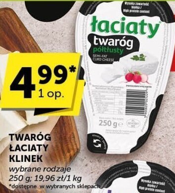 Twaróg Łaciaty Klinek promocja w Euro Sklep