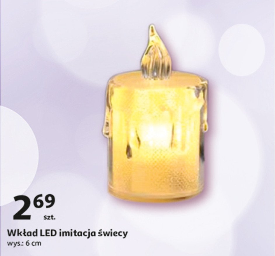 Wk艂ad led 艣wieca promocja