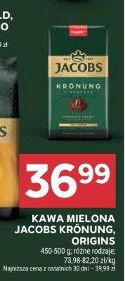 Kawa mielona Jacobs Kronung promocja w Stokrotka