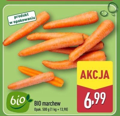 BIO marchew promocja w Aldi