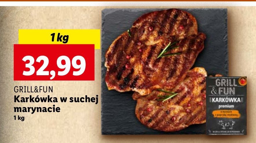 Karkówka premium w marynacie paprykowej Grill and fun promocja