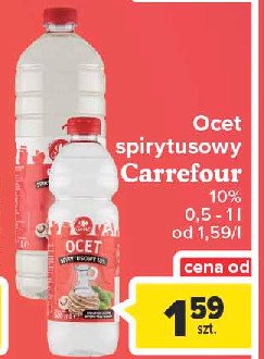 Ocet spirytusowy 10 % Carrefour promocja