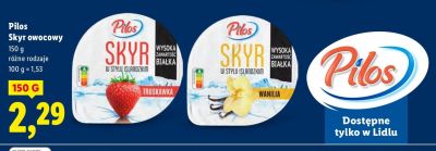 Skyr Pilos Skyr owocowy promocja w Lidl