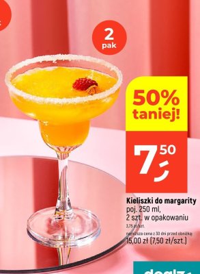 Kieliszki do margarity 250 ml promocja w Dealz