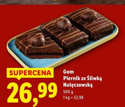 Piernik ze śliwką Nałęczowską promocja w Lidl