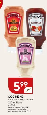 Sos Heinz - wybrany asortyment promocja w Chata Polska