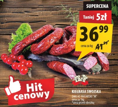 Kiełbasa swojska ZM promocja w Arhelan