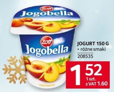 Jogurt Jogobella 150G różne smaki promocja w Selgros