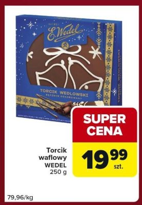 Torcik waflowy WEDEL promocja w Carrefour Express