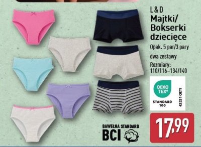 Majtki dziecięce 110/116 L&d promocja