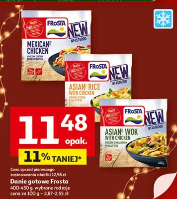 Danie gotowe Frosta 400-450 g, wybrane rodzaje promocja w Auchan