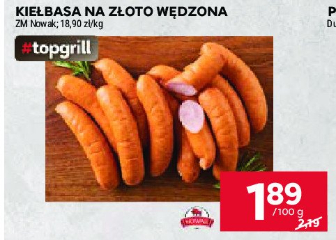 Kie艂basa z艂ota Nowak promocja