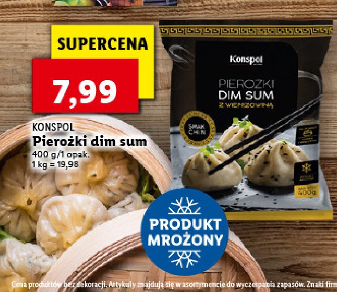 Piero偶ki dim sum Konspol promocja