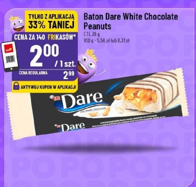 Baton Dare White Chocolate Peanuts E.I.L promocja w POLOmarket