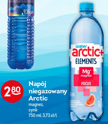 Woda beauty Arctic plus elements promocja