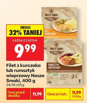 Filet z kurczaka Nasze Smaki promocja w Biedronka