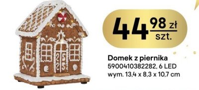Domek z piernika LED promocja w Castorama