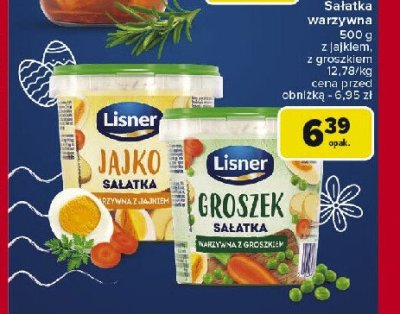 Sałatka warzywna z groszkiem Lisner promocja