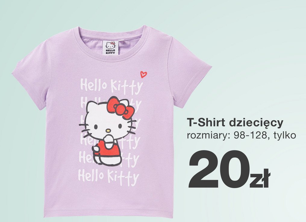 T-shirt hello kitty 98-128 promocja