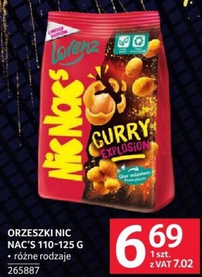 Orzeszki Nic Nac's 110-125 g różne rodzaje promocja w Selgros