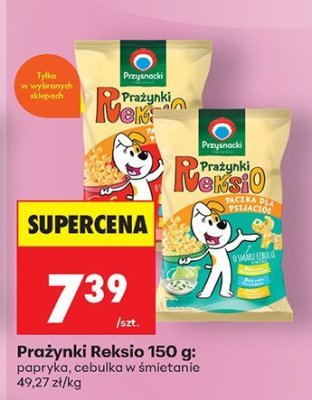 Prażynki 150 g cebulka w śmietanie promocja w Biedronka