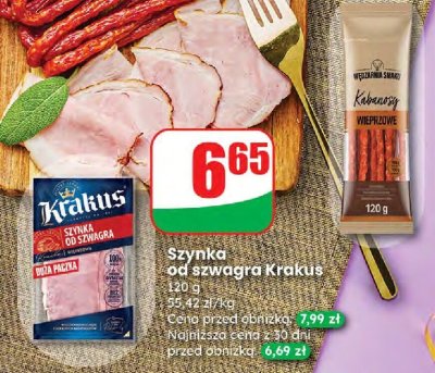 Szynka od szwagra Krakus promocja w Dino