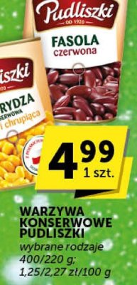 Warzywa konserwowe Pudliszki wybrane rodzaje promocja w ABC