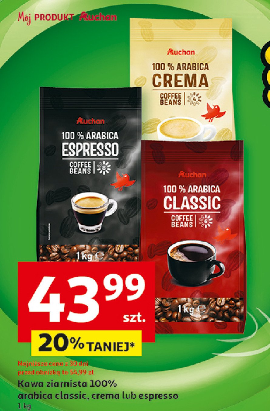 Kawa creme Auchan promocja