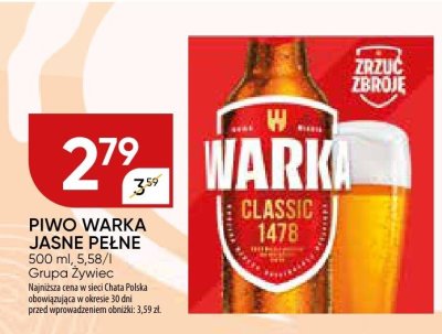 Piwo promocja w Chata Polska