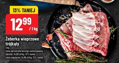 Żeberka wieprzowe trójkąty promocja w POLOmarket