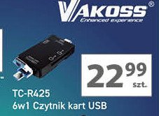 Czytnik kart tc-r425x Vakoss promocja